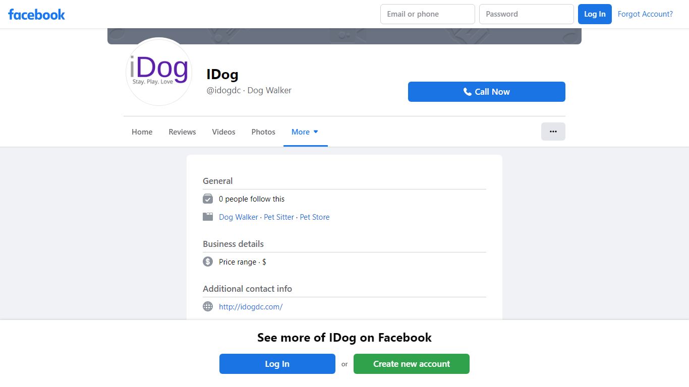 IDog - facebook.com