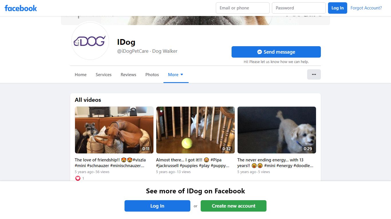 IDog - facebook.com